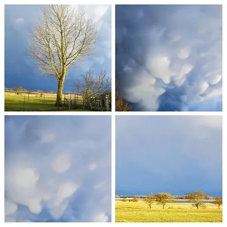Fantastische Sonnenaufgaenge Ueber Dem Bodden Ummanz